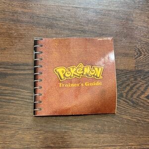 Pokemon Red And Blue Manual Trainers Guide In Fair Condition Original Authentic